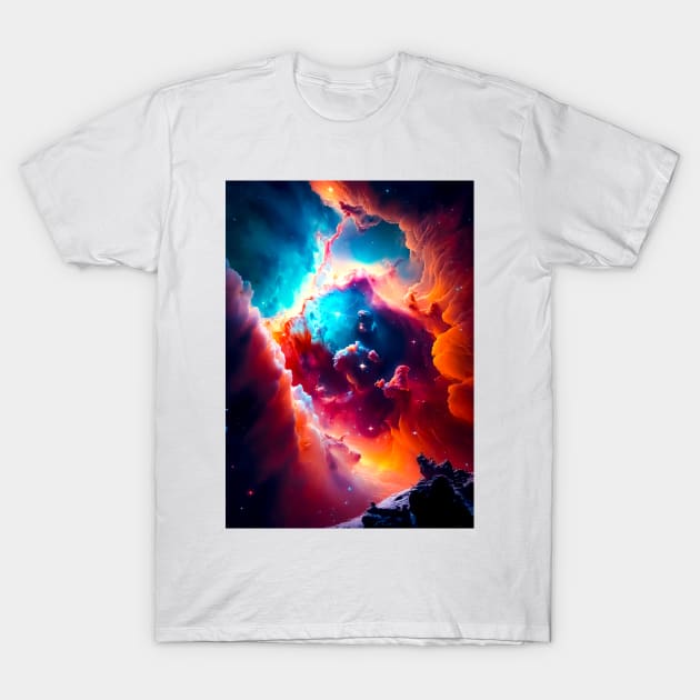 Enigmatic Universe: Chaotic Magic T-Shirt by James Garcia